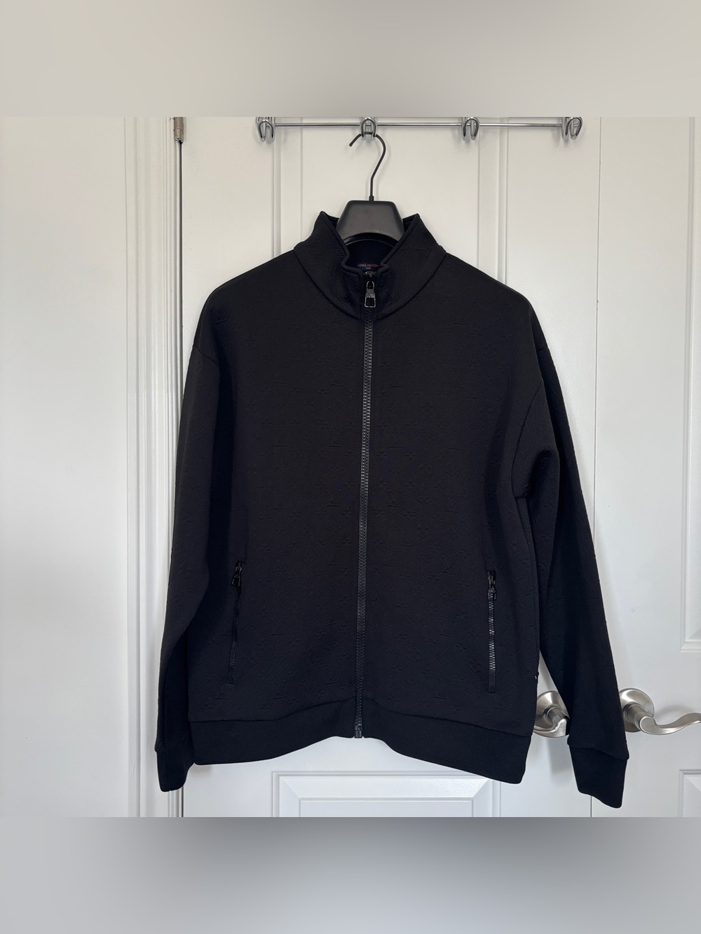 LOUIS VUITTON Men’s Monogram Zip Through Top Track Jacket